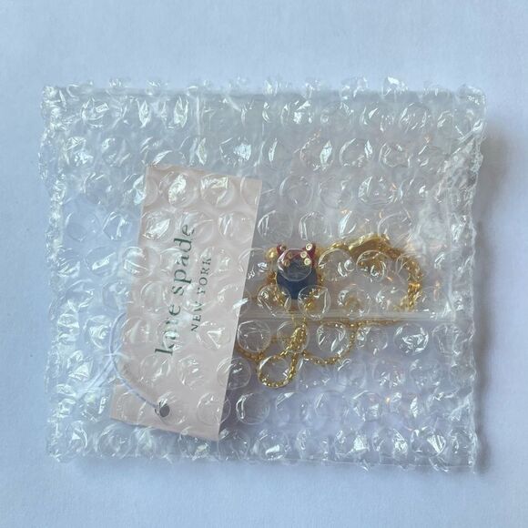 NWT Disney X Kate Spade New York Minnie Slider Bracelet in Black Jewel - Picture 4 of 4